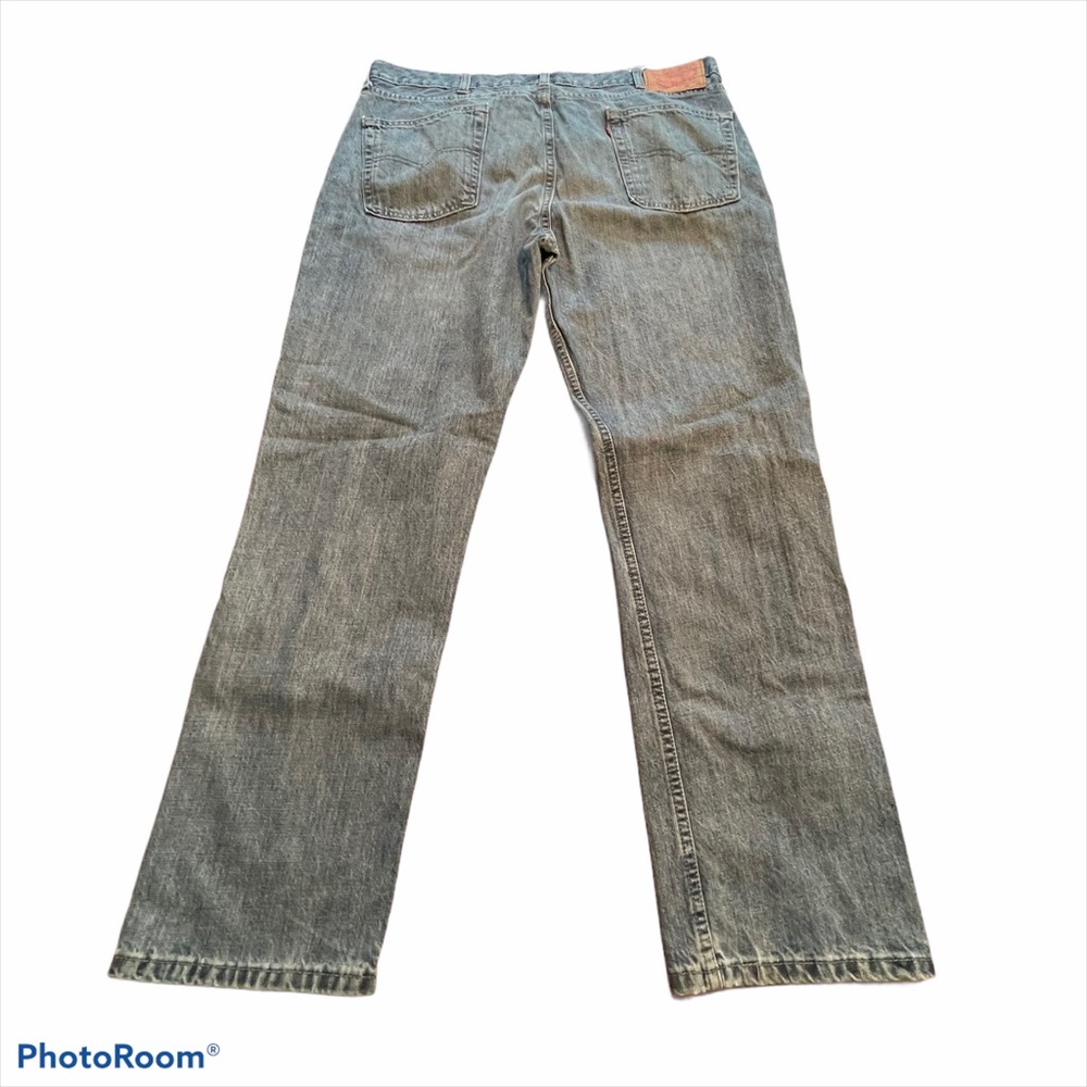 LEVIS 514 STRAIGHT FIT MEDIUM BLUE JEANS 38x30 - Picture 5 of 5